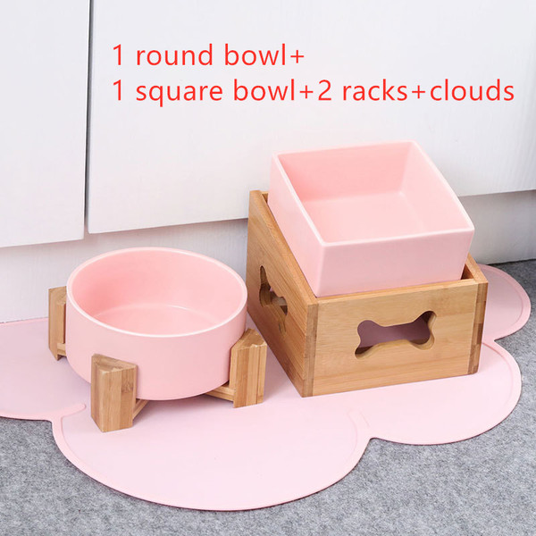 Color: Pink, style: B - Nordic Creative Multifunctional Fruit Dessert Bowl