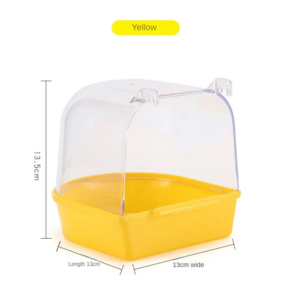 Color: Black, Ships From: CHINA - Bird Hanging Cockatiel Bath Cube Parrots Bathtub Bathtub Shower B