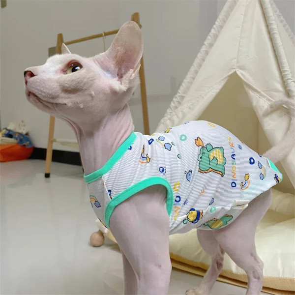 Color: Green, Size: XXXL, Ships From: CHINA - 1pc 2pcs 5pcs Cool feeling fabric Clothes for Sphynx 