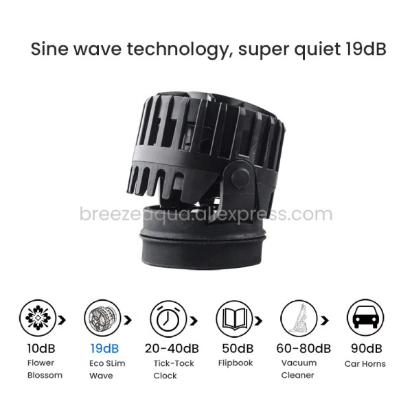 Color: Black, Power: 4W - ZKSJ Eco Slim 6000/10000/15000/20000/25000 DC Mini Saltwater Fish Tank Aq