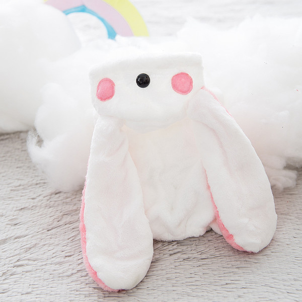 Color: White rabbit, Size: M - Pet hooded sweater