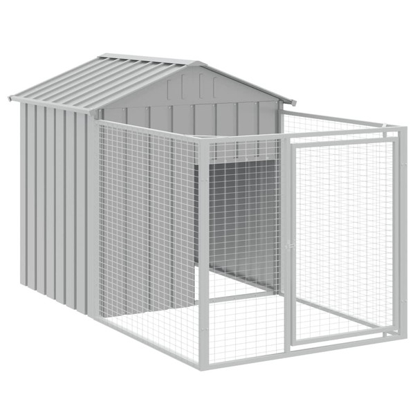  Dog House Light Grey Galvanized Steel 46.1 x 79.1 x 48.4 in