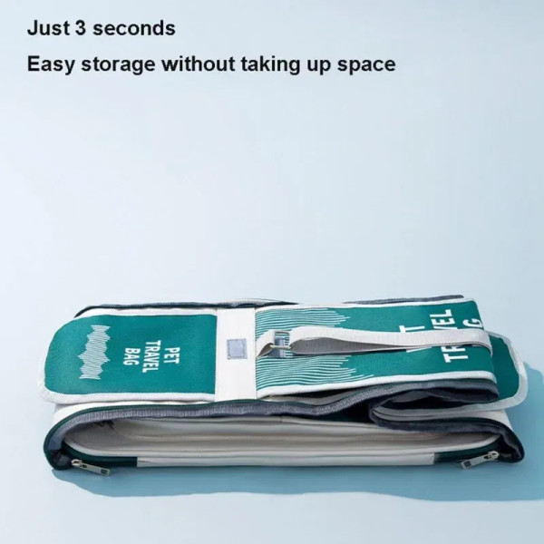 Color: WHITE - Pet carrier cat breathable pet backpack outdoor cat bag camping kitten bag