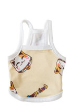 Spring and summer 2021 new pet vest full of cute little dinosaur cat clothes little dog puppy cat c