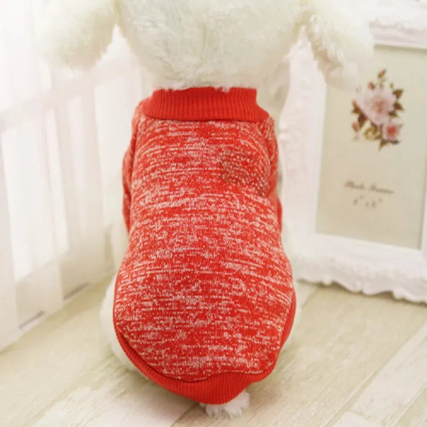 Size: XXL, Color: GRAY - Dog Warm Clothes Spring Autumn Winter Cute Fashion Jacket Round Neck Sweat