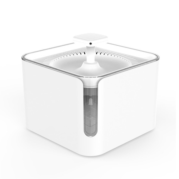 Color: White, Size: Anti dry - 3L USB Automatic Pet Cat Dog Feeder Drinking Fountain Cats Water Fou