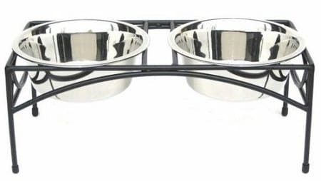 Regal Double Elevated Feeder Large Black