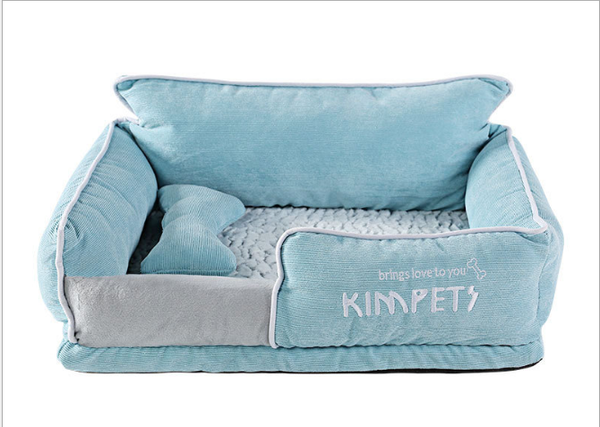 Color: Light blue, Size: S - Dog Cat Bed Four Seasons Universal Sleeping Pad For Pets Pet Supplies