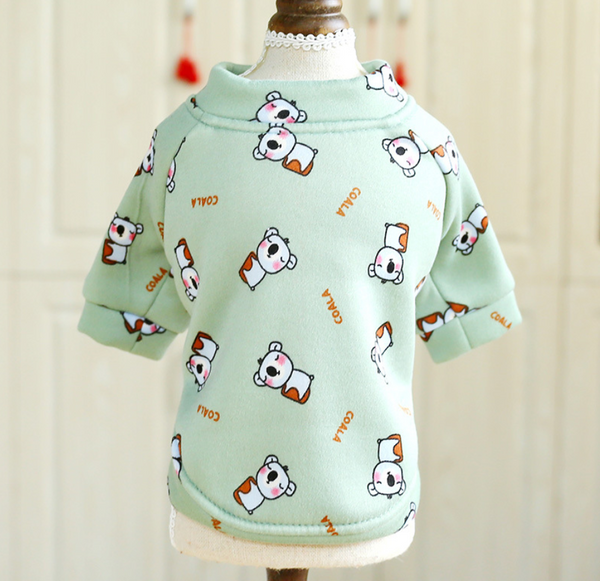 Color: Green, Size: XS - Lamb-neck t-shirt