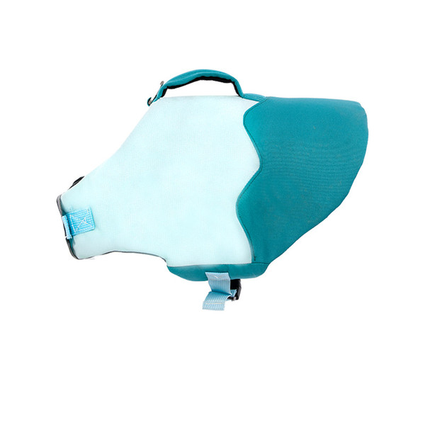 Color: Blue, Size: XL - Short Leg Captain Dog Swimsuit Pet Life Jacket
