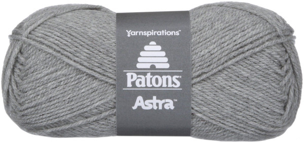 Spinrite Patons Astra Yarn Solids Silver Grey 1 Pack of 2 Skein