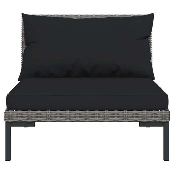 Garden Lounge Set Dark Grey