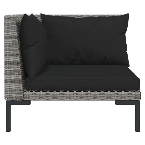 Garden Lounge Set Dark Grey