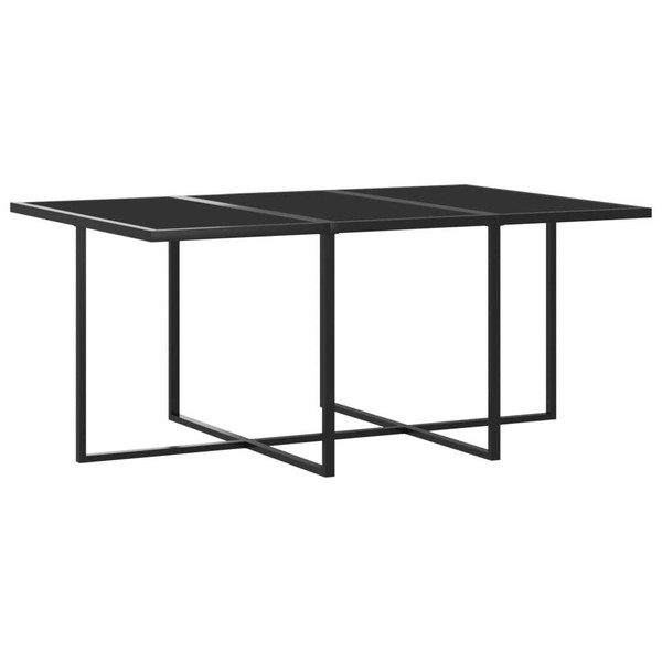 Garden Dining Set Grey Poly Rattan, Tempered Glass, Steel 10-Person