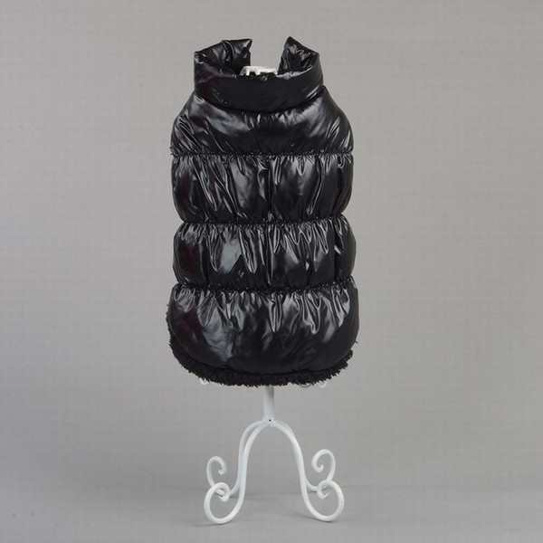 Color: Black, Size: S - Warm Winter Puppy Teddy Clothes Pet Waistcoat And Cat Clothes