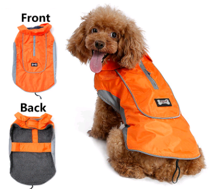 Color: Rose red, Size: XL - Pet sports clothes pet winter jacket vest, big dog waterproof warm clot