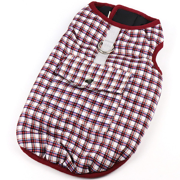 Color: Red box, Size: L - Medium and large dog padded vest