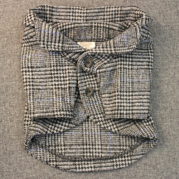 Color: Black grey, Size: M - Wedding photo pet clothes