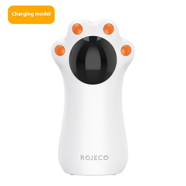 Color: Rechargeable - Cat's Paw Laser Toys Intelligent Interaction Three Modes Relieving Stuffy Art