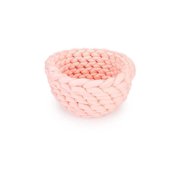 Color: Lilac, Size: S - Pet  Nest Hand Woven Filling Cotton Machine Washable Personality Cat's Nest
