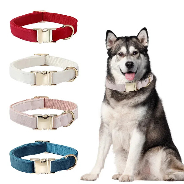 Color: GRAY, Size: S - Customized Deerskin Cat and Dog Collar, Adjustable Rope Set, Durable and Per