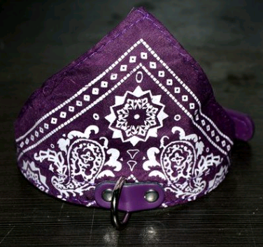 Color: Purple, Size: 2.5X50cm - Cute Dog Scarf Adjustable Headband High Quality Pet Collar