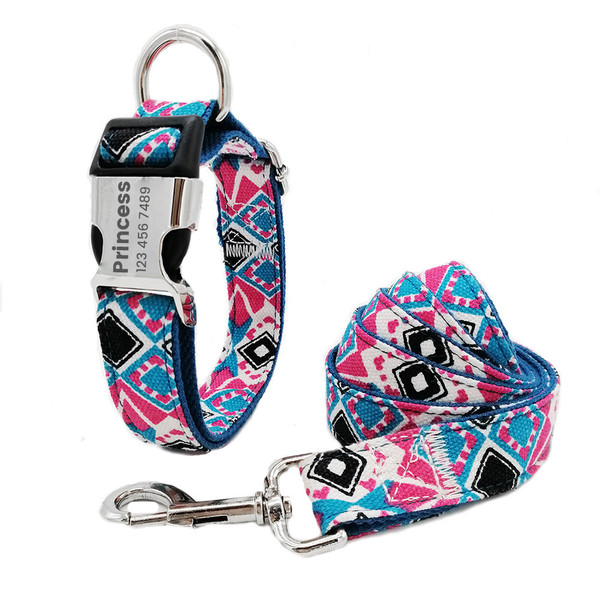 Color: Blue, Size: XL - Pet collar