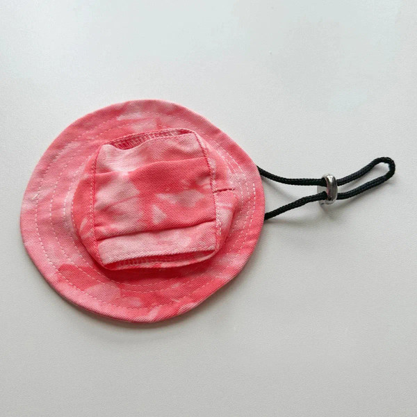 Color: Blue, Size: L - Summer Little Greyhound Sunscreen Hat Outdoor Hat Ear Holes Adjustable Cap f