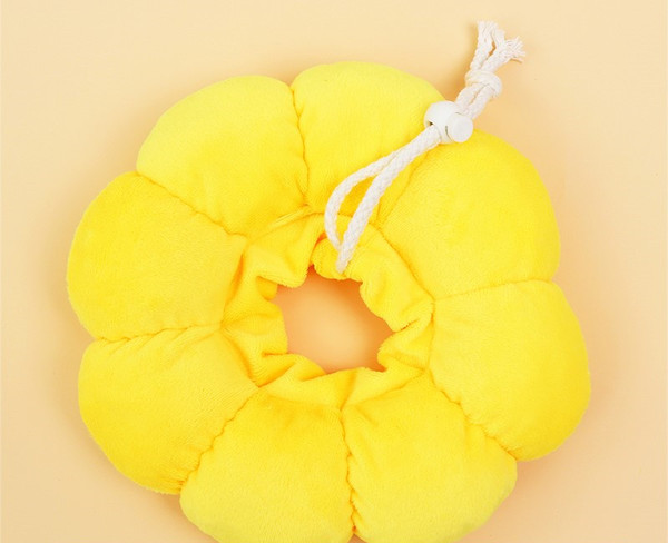 Color: Sunflower, Size: XS - Headgear Cat Collar Sterilization Shame Circle Anti-licking   Collar