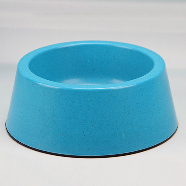 Color: Navy blue, Size: M - Bamboo fiber dog bowl
