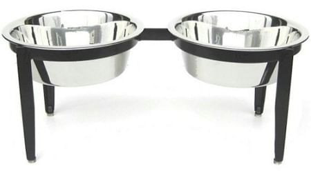Visions Double Elevated Dog Bowl Small