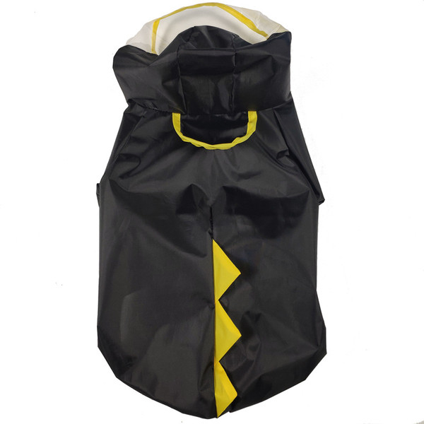 Color: Black, Size: 7XL - TLB Pet Parent-child Portable Can Cut Lightweight Waterproof Raincoat