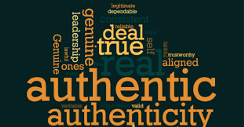 Authenticity looks good on you.