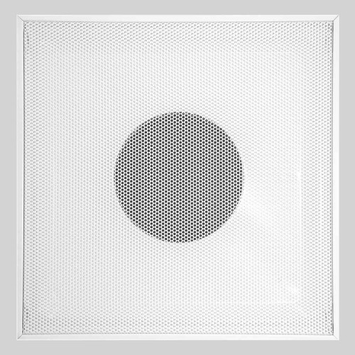 Krueger 24 x 24 Steel Perforated Return with 16" Round Neck