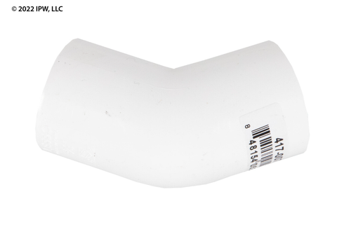 DiversiTech PVC 45 Degree Elbow (5-417007) - Adapters