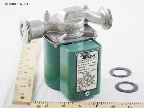 Taco Stainless Steel Circulator Pump with Integral Flow Check (006-SC7-IFC) - Pumps