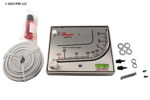 Dwyer Instruments Plastic Manometer (MARK II-25) - Pressure Sensors