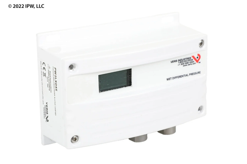 Veris Industries Wet Differential Pressure Transducer (PW2LX04S) - Transducers