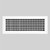 Krueger 16" x 14" Double Deflection Supply Grille