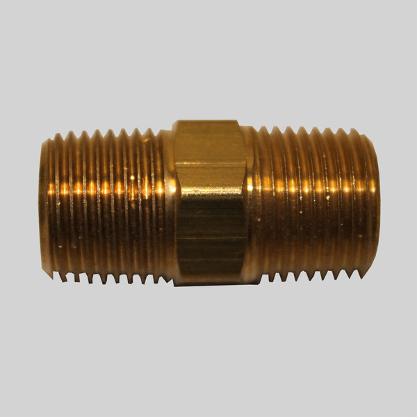 Schneider 3/8MPT Hex Nipple Fitting (M-161)