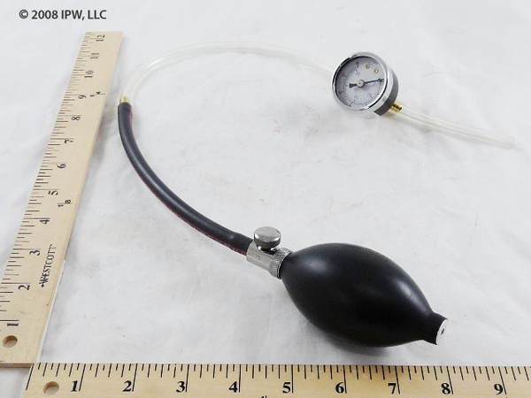 Refrigerant SQUEEZE BULB W/GAUGE/FITTINGS