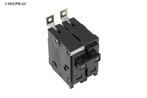Cutler-Hammer Two Pole Circuit Breaker (BAB2030) - Fuses