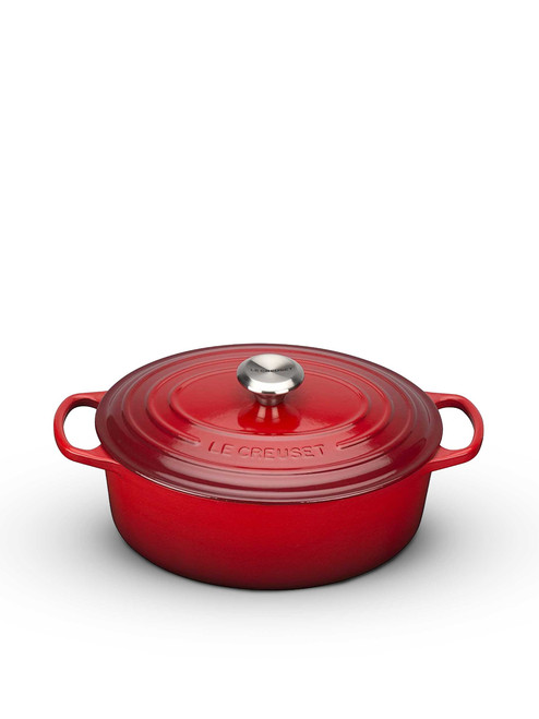 Le Creuset Signature Oval Casserole 29cm Cherry