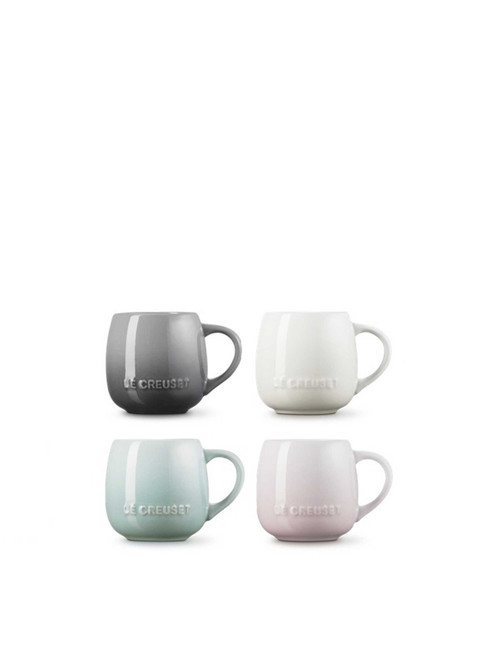 Le Creuset Stoneware Coupe Set of 4 Mugs