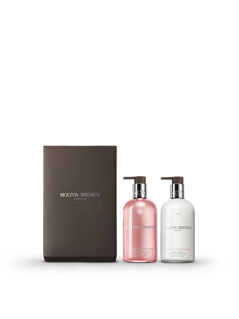 Molton Brown Delicious Rhubarb & Rose Hand Wash & Lotion Set