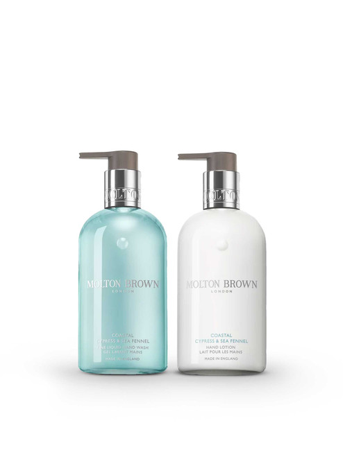 Molton Brown Coastal Cypress & Sea Fennel Hand Wash & Lotion Set