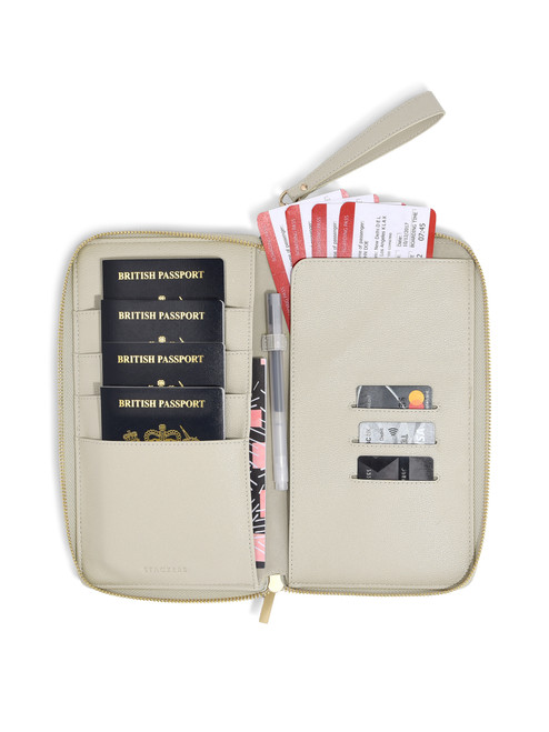 Stackers Oatmeal Family Passport Holder