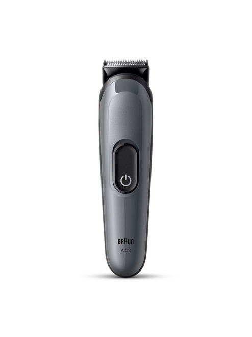 Braun Series 3 Grey All-in-One Grooming Kit Front