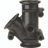 Y 45 Manifold 2 " FP  W 3/4 Gauge port