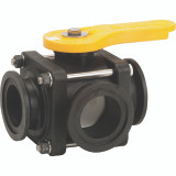 Valve Flange 2" "full port" 3 voies
